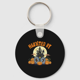 67 Funny Six Seven Gen Alpha Z Halloween 67 Haunte Keychain