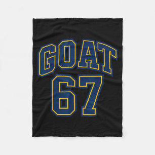 67 Funny Six Seven Gen Alpha Z Meme Rizz Funny Goa Fleece Blanket
