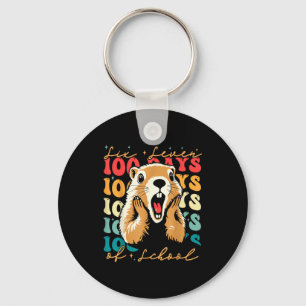 67 Funny Six Seven Respect The Groundhog 100 Days Keychain