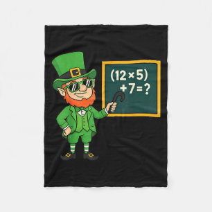 67 Funny St Patricks Day Math Teacher Meme Six Sev Fleece Blanket