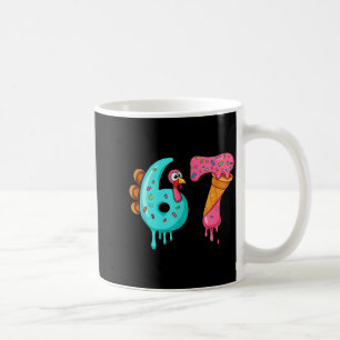 67 Funny Turkey Thanksgiving Ice Cream Six Seven K Coffee Mug