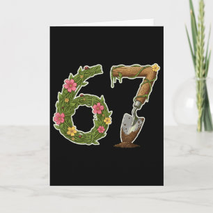 67 Gardening Pion Nature Lovers Card