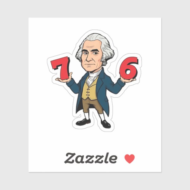 67 George Washington 7-6 Six Seven Meme 67  (Sheet)