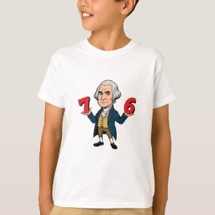 67 George Washington 7-6 Six Seven Meme 67 T-Shirt