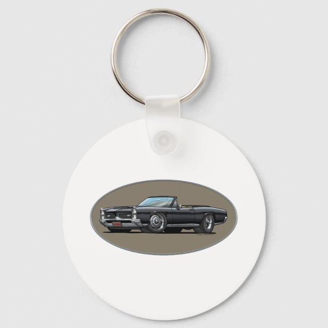 67 GTO_Black_Convt Keychain (Front)
