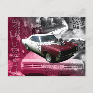67 GTO -Classic Car Series Postcard