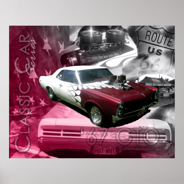 67 GTO-Classic Car Series Poster (Front)