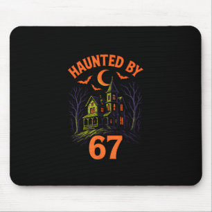 67 Halloween Costume Brainrot Teacher 6-7 Meme Six Mouse Pad