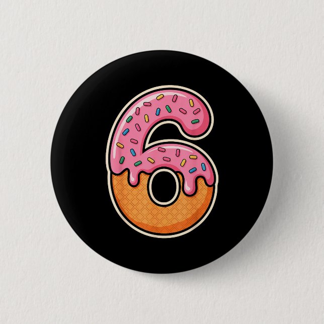 67 Halloween Costume Duo Matching Number 6 And 7 I 2 Inch Round Button (Front)