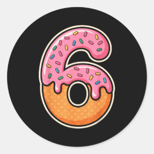 67 Halloween Costume Duo Matching Number 6 And 7 I Classic Round Sticker