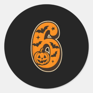 67 Halloween Matching Twin Boys Girls Brothers Sis Classic Round Sticker