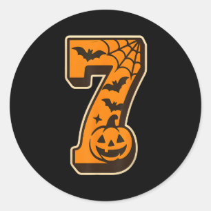 67 Halloween Matching Twin Boys Girls Brothers Sis Classic Round Sticker