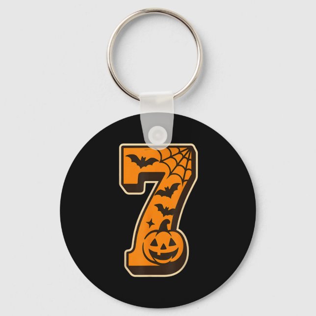 67 Halloween Matching Twin Boys Girls Brothers Sis Keychain (Front)