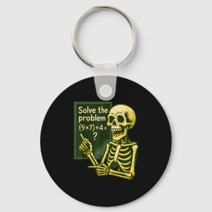 67 Halloween Math Funny Six Seven Meme Brainrot Sk Keychain