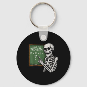 67 Halloween Math Funny Six Seven Meme Brainrot Sk Keychain