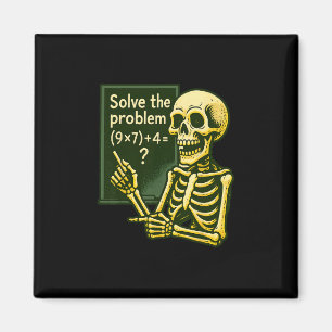 67 Halloween Math Funny Six Seven Meme Brainrot Sk Magnet