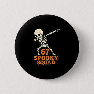 67 Halloween Meme 6 7 Numbers Six Seven Funny Kids 2 Inch Round Button