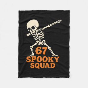 67 Halloween Meme 6 7 Numbers Six Seven Funny Kids Fleece Blanket