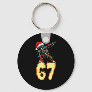67 Halloween Meme 6 7 Numbers Six Seven Funny Kids Keychain