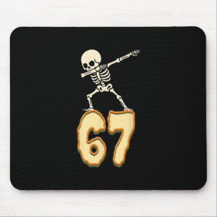 67 Halloween Meme 6 7 Numbers Six Seven Funny Kids Mouse Pad