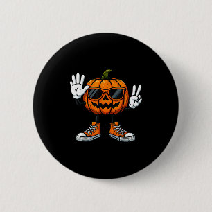 67 Halloween Pumpkin Funny Brainrot Meme Kids Six 2 Inch Round Button