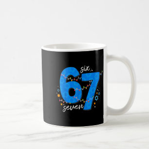 67 Hanukkah Jewish Holiday Menorah Six Seven Meme  Coffee Mug