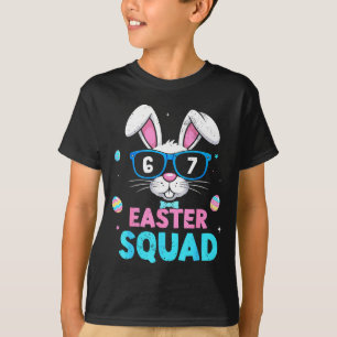 67 happy easter squad bunny funny for kids boys T-Shirt