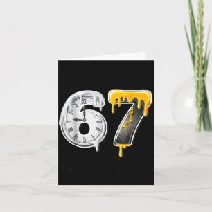 67 Happy New Year Countdown 2026 Funny Six Seven 6 Card