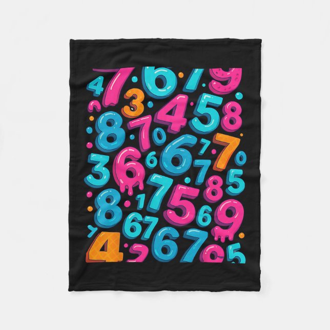 67 Hidden Meme Trending Gen Z Alpha Six Seven 6 7  Fleece Blanket (Front)