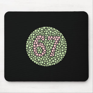 67 Hidden Meme Trending Gen Z Alpha Six Seven 6 7 Mouse Pad