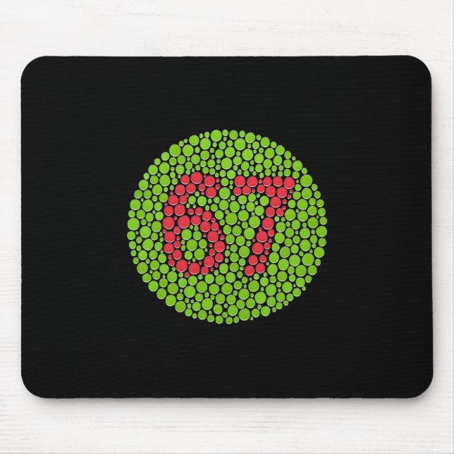 67 Hidden Meme Trending Gen Z Alpha Six Seven 6 7  Mouse Pad (Front)