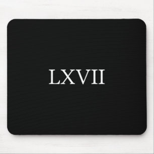 67 History Meme Six Seven Historian Funny History  Mouse Pad