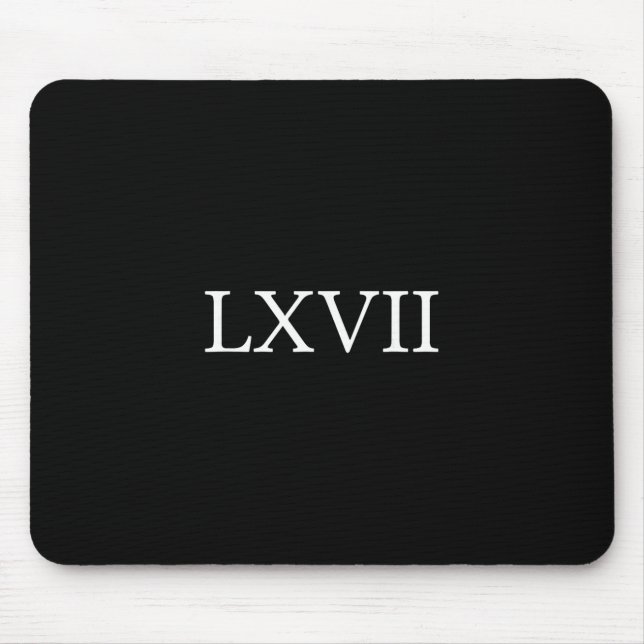 67 History Meme Six Seven Historian Funny History  Mouse Pad (Front)