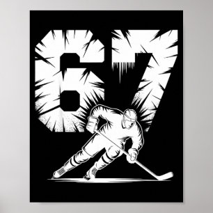 67 Hockey Cool Six Seven Gen Alpha Slang Winter St Poster