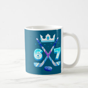 67 Hockey Drip Funny Ice Meme Number Six Seven Coffee Mug