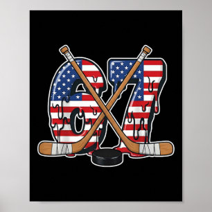 67 Hockey Drip Number Funny Meme Gen Alpha Slang S Poster