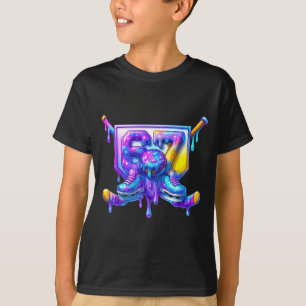 67 Hockey Drip Number Funny Meme Style Boys Graphi T-Shirt