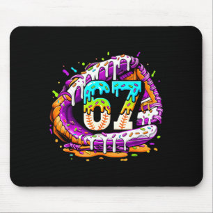 67 Ice Cream Drip Funny Six Seven Player 67th Birt Mouse Pad