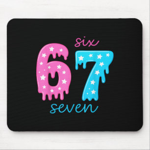 67 Ice Cream Drip Meme 6 7 Hallowee Costume Couple Mouse Pad