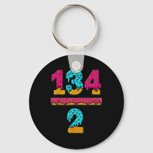 67 Ice Cream Drip Meme Division Math Teacher Gen A Keychain