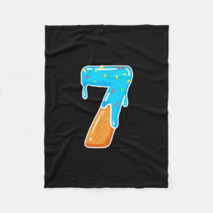 67 Ice Cream Drip Meme Funny 6 7 Costume Couple  Fleece Blanket