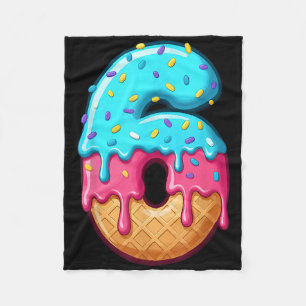 67 Ice Cream Drip Meme Funny 6 7 Halloween Costume Fleece Blanket
