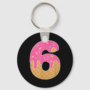 67 Ice Cream Drip Meme Funny 6 7 Halloween Costume Keychain