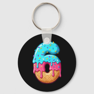 67 Ice Cream Drip Meme Funny 6 7 Halloween Costume Keychain