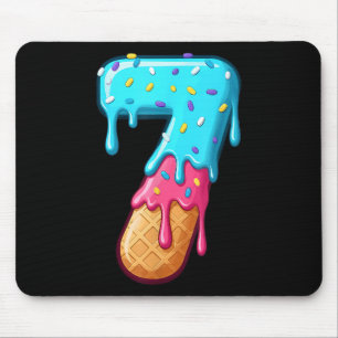 67 Ice Cream Drip Meme Funny 6 7 Halloween Costume Mouse Pad