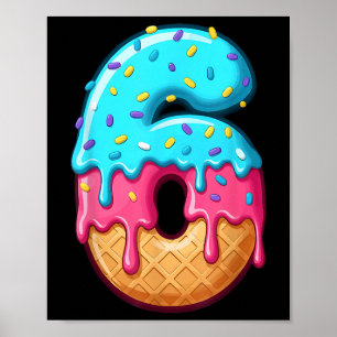 67 Ice Cream Drip Meme Funny 6 7 Halloween Costume Poster