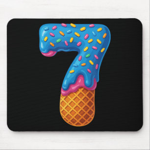 67 Ice Cream Drip Meme Funny Six Seven Gen-alpha C Mouse Pad