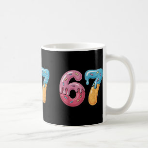 67 Ice Cream Drip Meme Funny Six Seven Gen Alpha S Coffee Mug