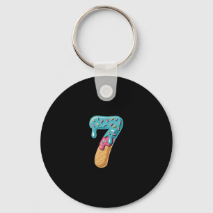 67 Ice Cream Drip Meme Funny Six Seven Matching Pa Keychain