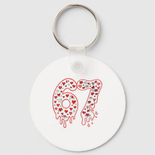 67 Ice Cream Drip Meme Six Seven Gen Alpha Valenti Keychain